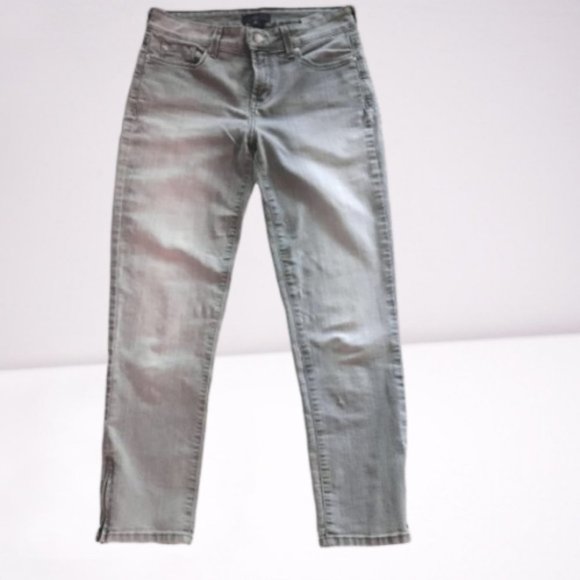 NYDJ Zip Up Ankle Cut Lift Tuck Jeans - Picture 1 of 5